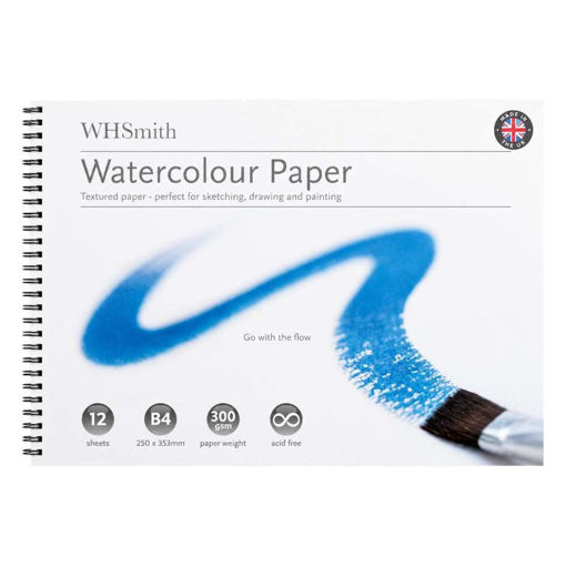 Picture of 300GSM B4 SPIRAL SKETCH PADS 12 PAGES